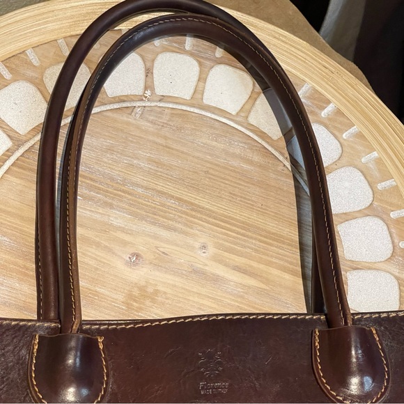 Florence Italy leather handbag vintage - Picture 6 of 16